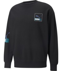 Puma Brand Love Crew Tr vīriešu džemperis, melns 535630 01
