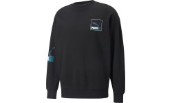 Мужской свитшот Puma Brand Love Crew Tr, чёрный 535630 01