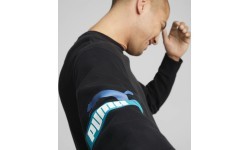 Мужской свитшот Puma Brand Love Crew Tr, чёрный 535630 01