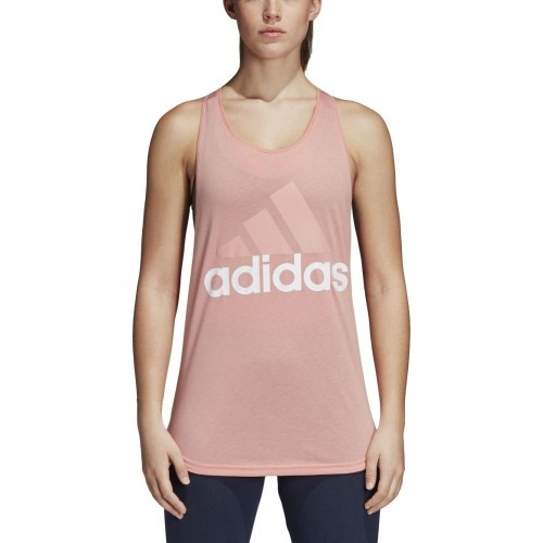 Adidas Ess Lin Lo women's tank top, pink CF8813