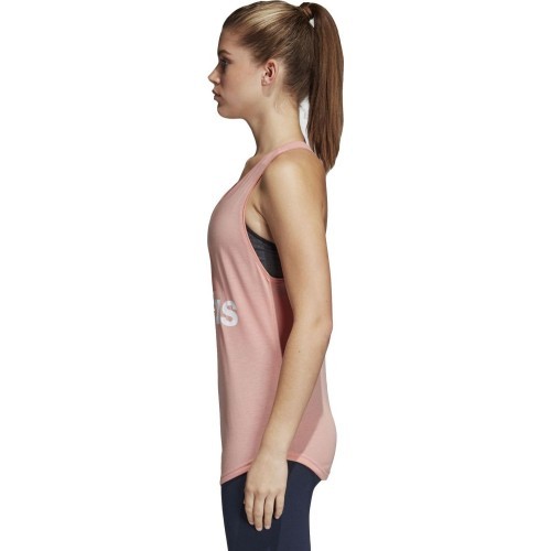 Adidas Ess Lin Lo women's tank top, pink CF8813