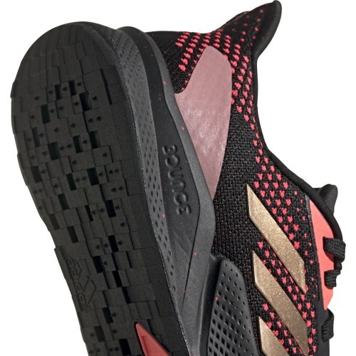 Adidas X9000L2 W sieviešu skriešanas apavi, melni/rozā, EG5016