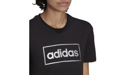 Adidas Women's T-Shirt W Fl Bx G Tee Black HC2153