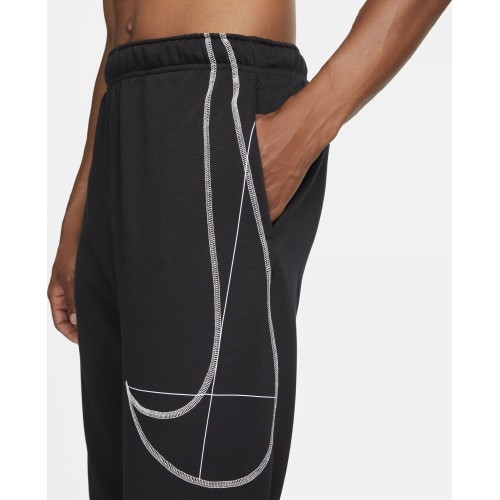 Nike sporta bikses vīriešiem M Nk Df Flc Pant Taper Q5 Black DQ6614 010