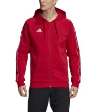 Adidas vīriešu džemperis Core 18 FZ Hoody, sarkans FT8071