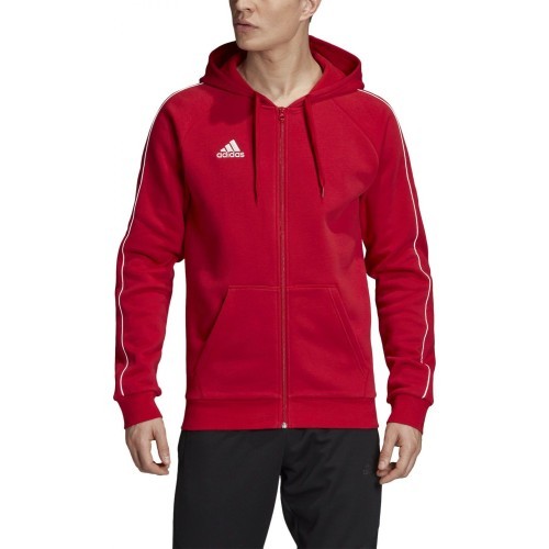 Adidas vīriešu džemperis Core 18 FZ Hoody, sarkans FT8071
