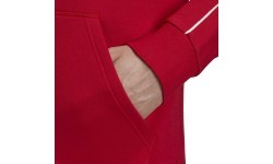 Мужская толстовка Adidas Core 18 FZ Hoody, красная FT8071