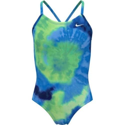 Купальник для девочек Nike Nk G Tie Dye Crossback Blue NESSE763 338