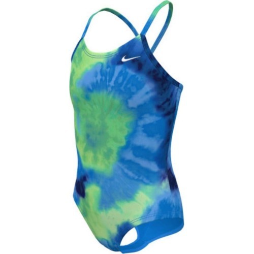 Nike Girls' Swimsuit Nk G Tie Dye Crossback Blue NESSE763 338