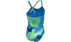Nike Girls' Swimsuit Nk G Tie Dye Crossback Blue NESSE763 338
