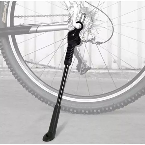 Hebie AX 618 Kickstand for 26-29" V-Brake Bikes, No Disc Brake Adapters, Aluminium (Black)