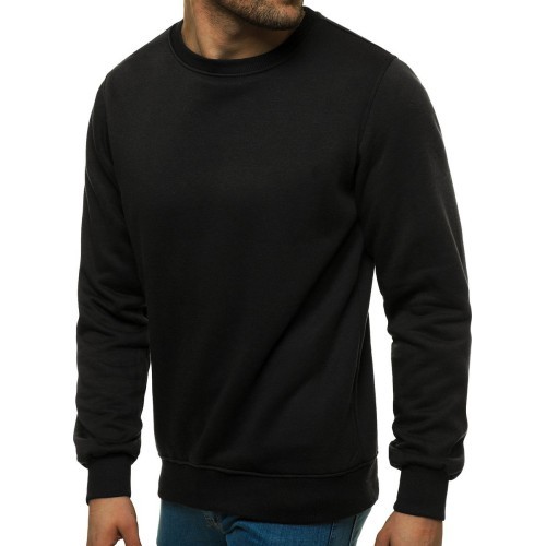 J.Style Men's Fleece Sweatshirt Black 68B2001-3