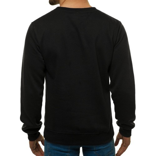 J.Style Men's Fleece Sweatshirt Black 68B2001-3