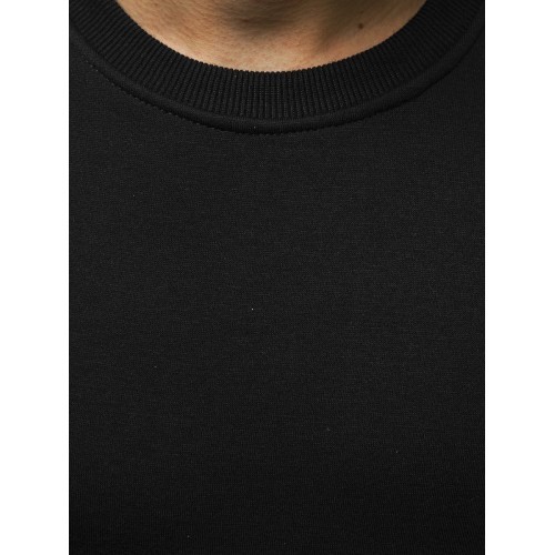 J.Style Men's Fleece Sweatshirt Black 68B2001-3