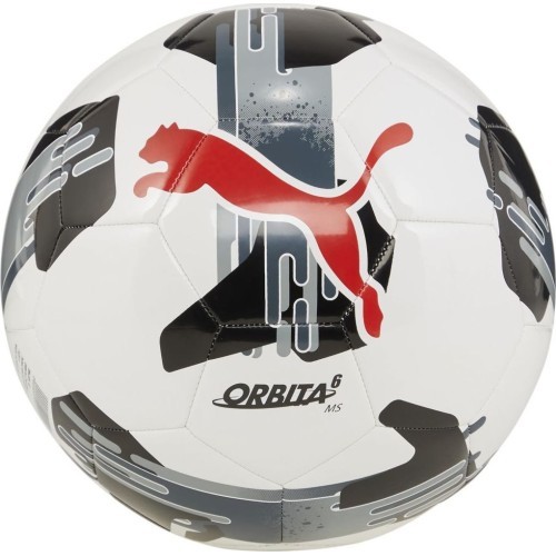 Puma Orbita 6 MS futbola bumba, balta/melna, 084335 02