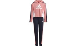 Спортивный костюм для девочек Adidas G Hooded Crop Ts Black Pink GM8933