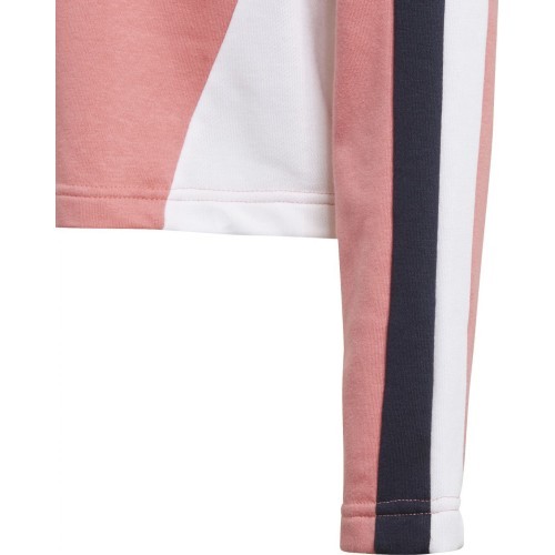 Adidas sporta kostīms meitenēm G Hooded Crop Ts Black Pink GM8933