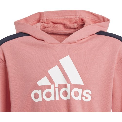 Спортивный костюм для девочек Adidas G Hooded Crop Ts Black Pink GM8933