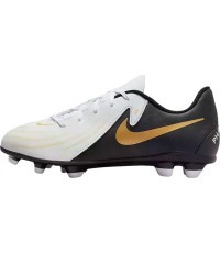 Nike Jr Phantom GX Club FG/MG futbola apavi pusaudžiem White Black FJ2600 100