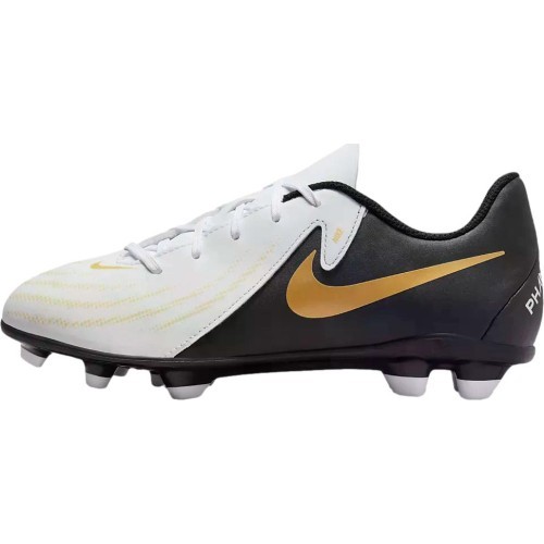 Nike Jr Phantom GX Club FG/MG futbola apavi pusaudžiem White Black FJ2600 100