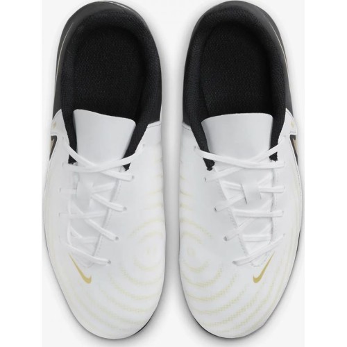 Nike Jr Phantom GX Club FG/MG futbola apavi pusaudžiem White Black FJ2600 100