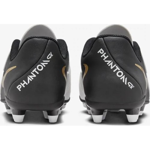 Nike Jr Phantom GX Club FG/MG Kids' Football Boots White Black FJ2600 100