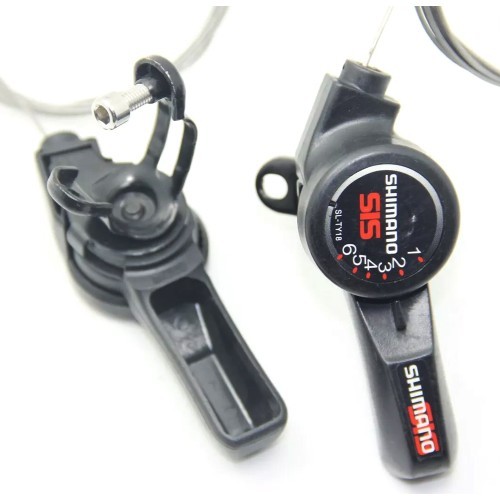 Shimano SL-TY18 Shifter Set // SIS, 3x6-speed
