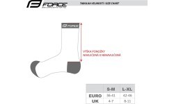 FORCE Dune Socks, size S-M (36-41), brown