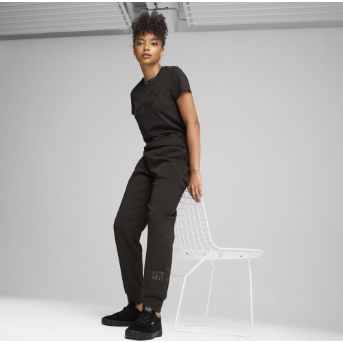 Женские спортивные брюки Puma Ess+ Animal Pants Fl Black 681496 01
