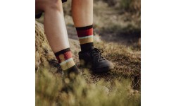 Носки FORCE Stripe, размер S-M (36-41), черные
