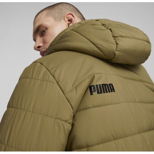 Puma Men's Ess Hooded Padded Jacket Brown 848938 93