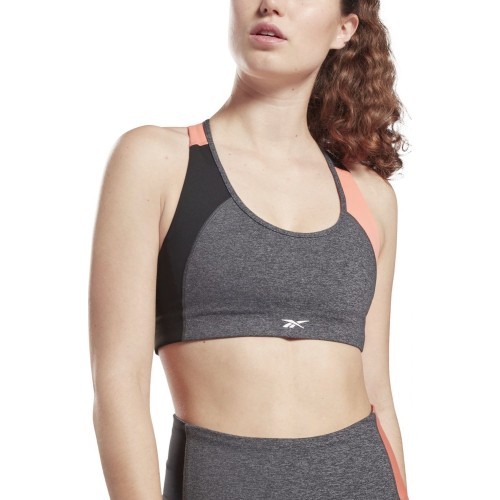 Женский спортивный бюстгальтер Reebok Ts Lux Racer Bra Pa Grey GP3413