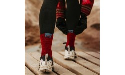 Носки FORCE North Thermo, длинные, размер L-XL (42-47), красно-синие