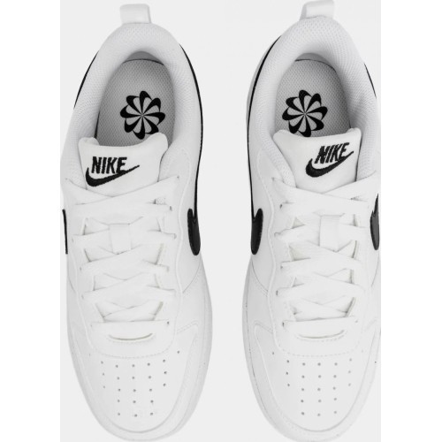 Nike Court Borough Low White Black Kids' Shoes DV5456 104