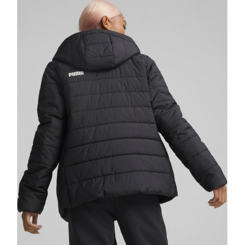 Женская куртка Puma Ess Hooded Padded, чёрная 848940 01