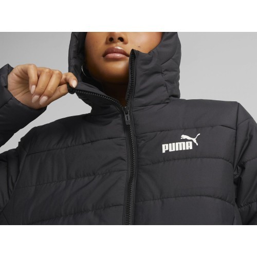 Женская куртка Puma Ess Hooded Padded, чёрная 848940 01