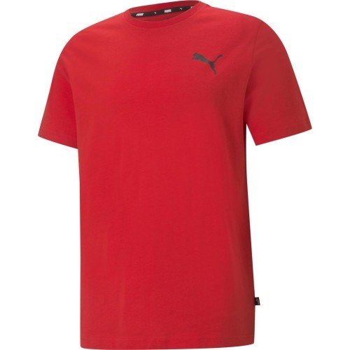 Мужская хлопковая футболка Puma ESS Small Logo Tee Red 586668 47