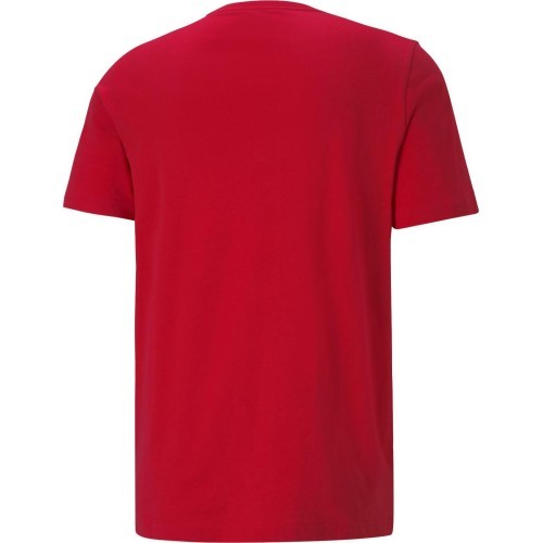 Мужская хлопковая футболка Puma ESS Small Logo Tee Red 586668 47