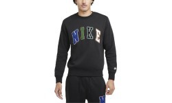 Nike vīriešu džemperis Nk Club Bb Crew Letters Black FZ0879 010