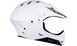 Bērnu ķivere FORCE DOWNHILL Junior, izmērs S-M (54-58 cm), balta