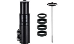 Stūres pacēlājs CONTEC 1 1/8" - 67 mm, alumīnijs (matēti melns)