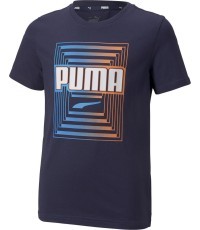 Puma Alpha Graphic Tee bērnu krekls, zils 847292 06