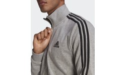 Мужской спортивный костюм Adidas M 3S FT TT TS, серо-чёрный