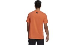 Мужская футболка Adidas M Fi Tee Bos, оранжевая
