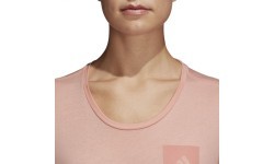 Adidas blūze Three Stripes Pink White CV4572