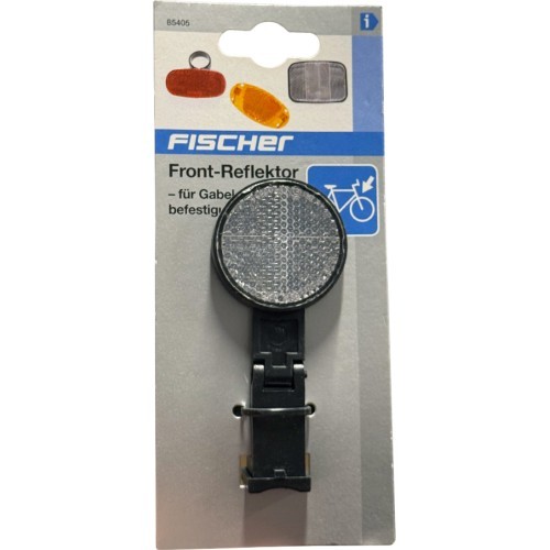 Fischer priekšējās dakšas atstarotājs, 45 mm (balts)