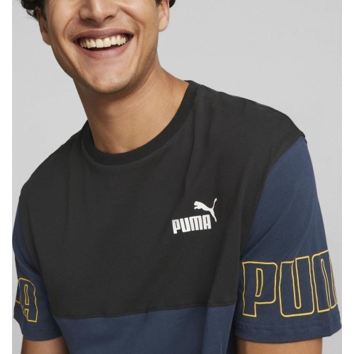 Мужская футболка Puma Power Colorb Blue Black 671567 73