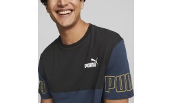 Puma vīriešu T-krekls Power Colorb Blue Black 671567 73