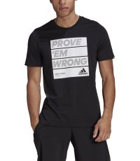 Adidas M 3S FL TC PT vīriešu T-krekls, melns