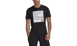 Adidas M 3S FL TC PT vīriešu T-krekls, melns